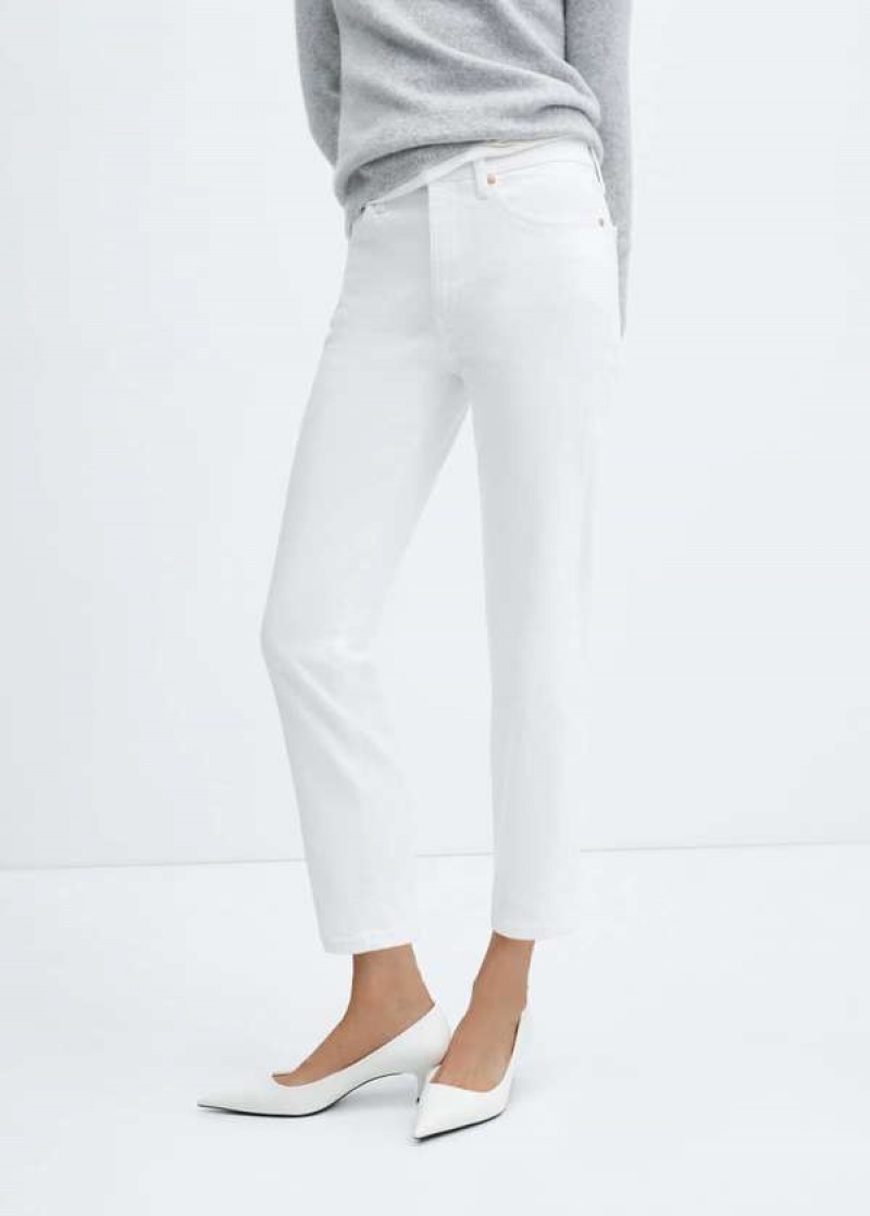 Mango Slim Cropped Jeans | MNG-23812