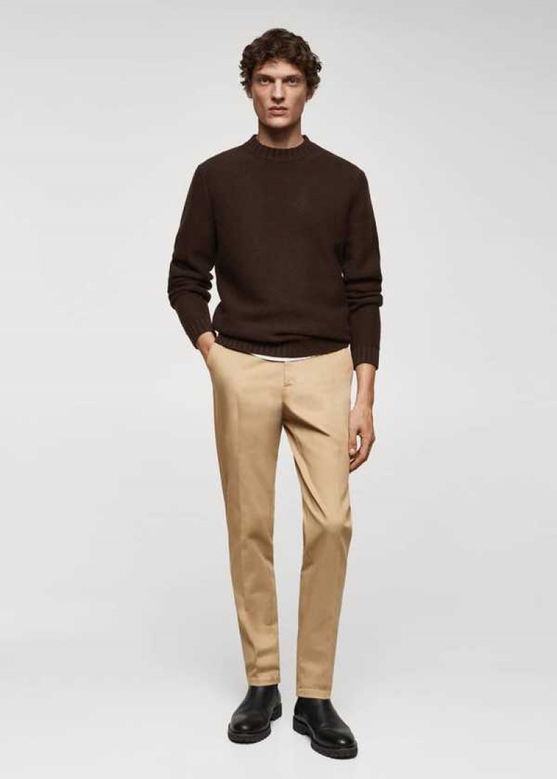 Mango Slim Fit Chino Trousers | MNG-22485