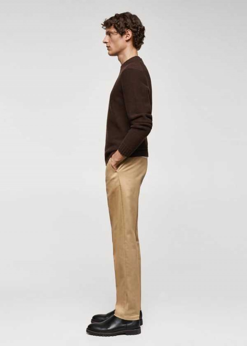 Mango Slim Fit Chino Trousers | MNG-22485