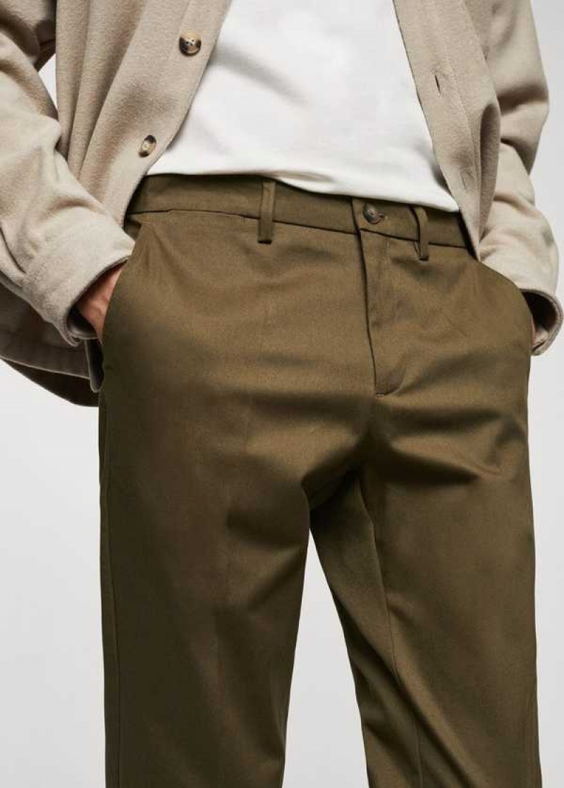 Mango Slim Fit Chino Trousers | MNG-22486