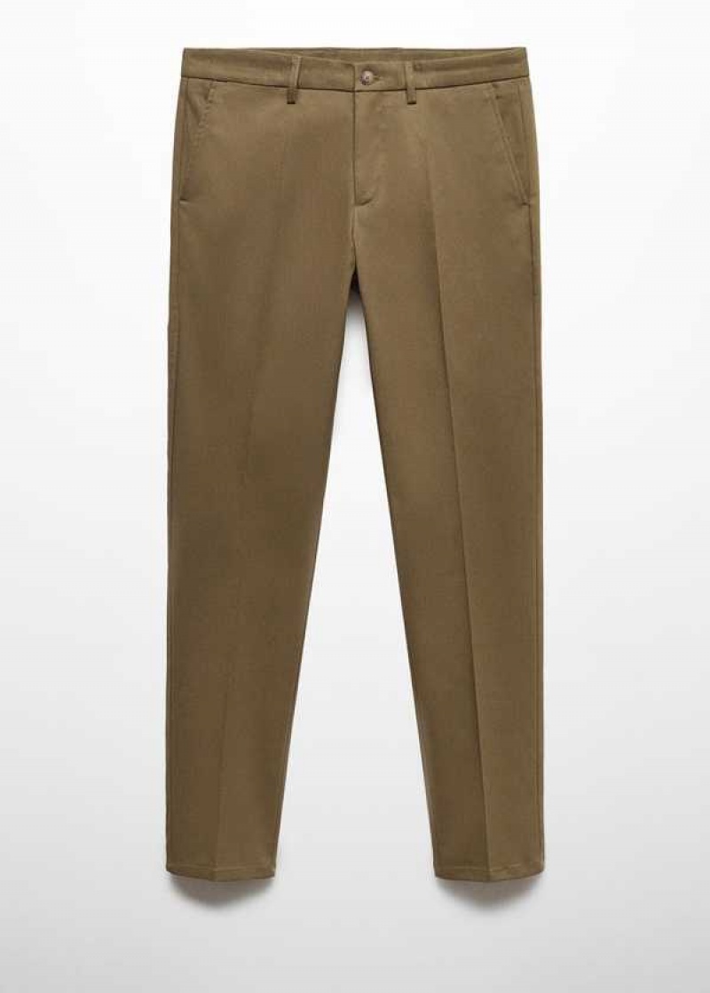 Mango Slim Fit Chino Trousers | MNG-22486