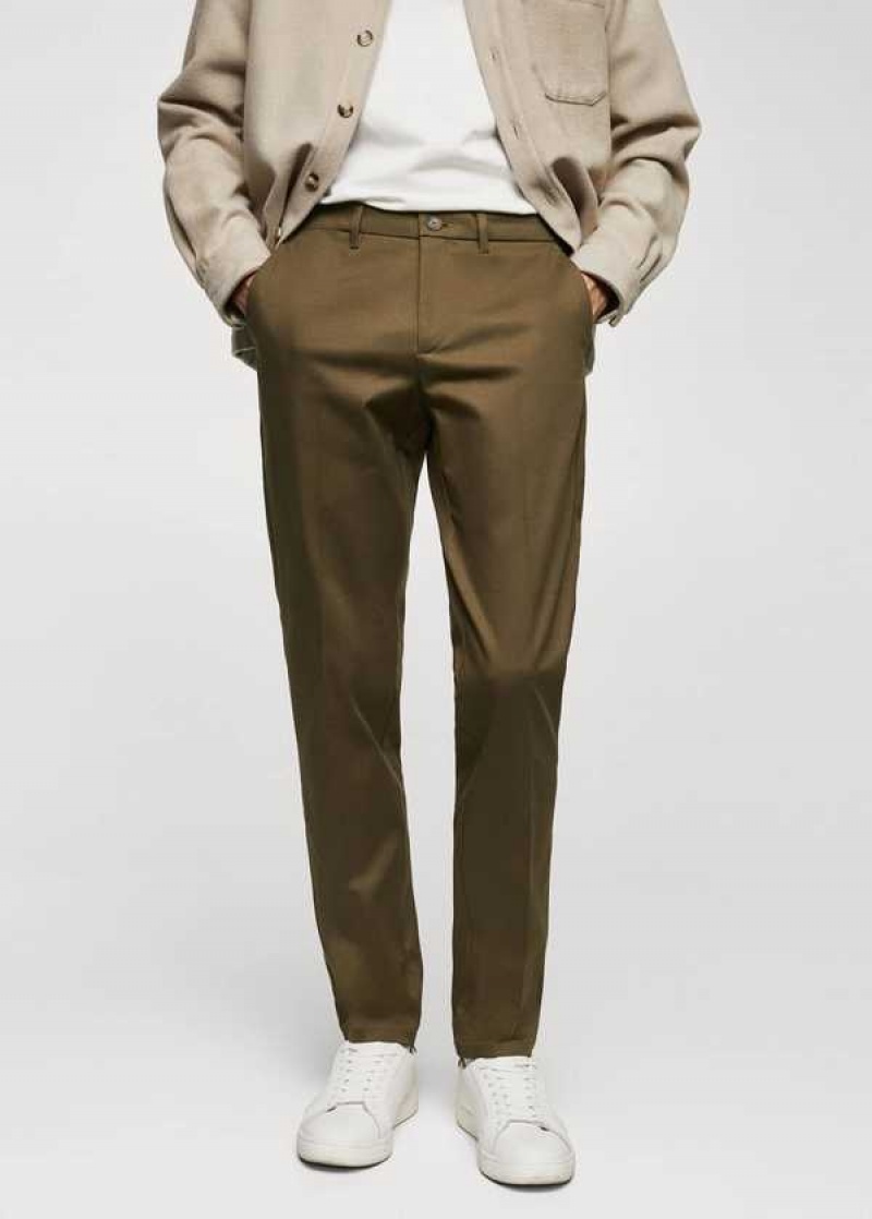 Mango Slim Fit Chino Trousers | MNG-22486