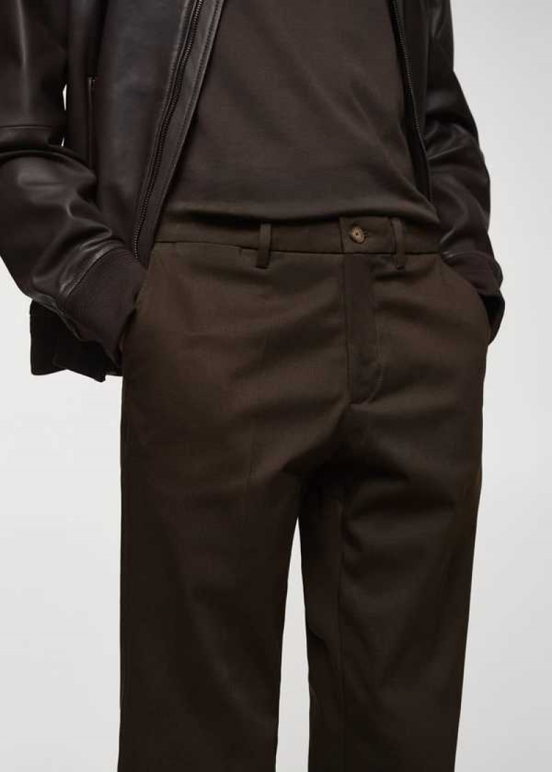 Mango Slim Fit Chino Trousers | MNG-22487