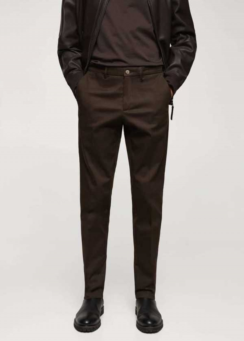 Mango Slim Fit Chino Trousers | MNG-22487