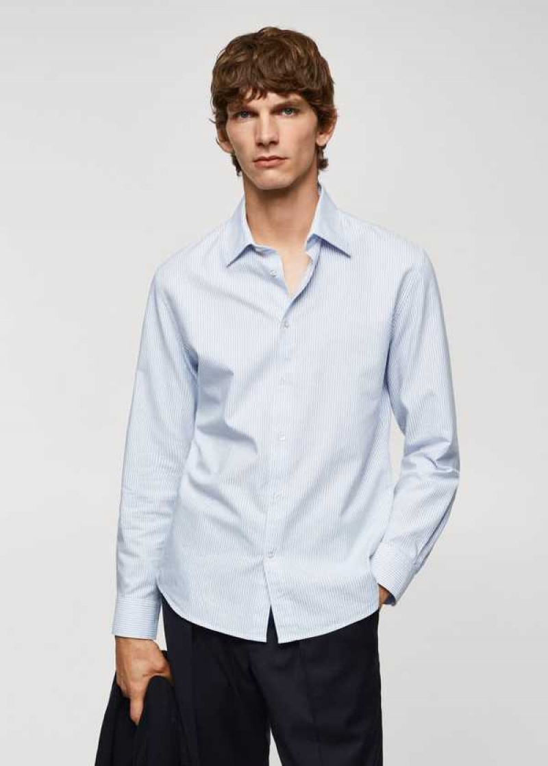 Mango Slim Fit Oxford Bavlněné Shirt | MNG-22011