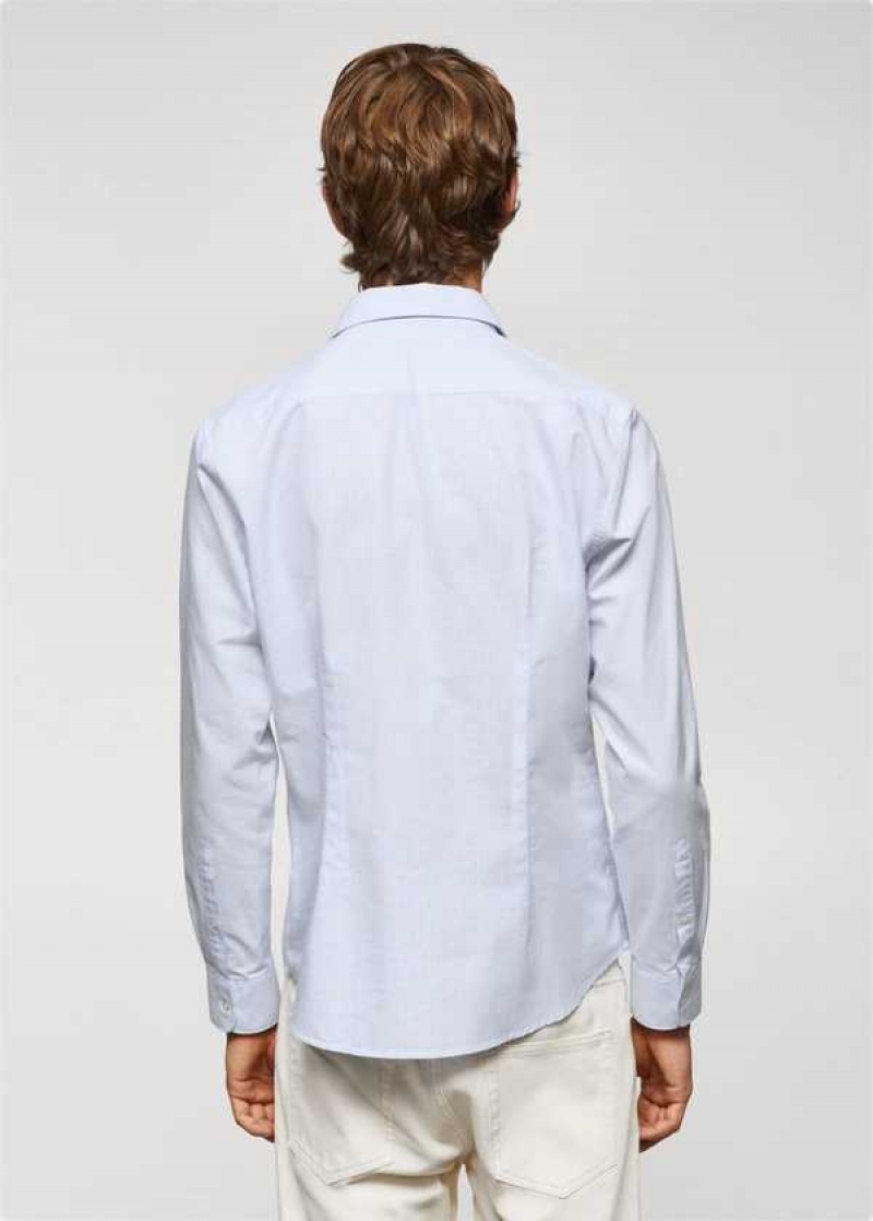 Mango Slim Fit Oxford Bavlněné Shirt | MNG-21969