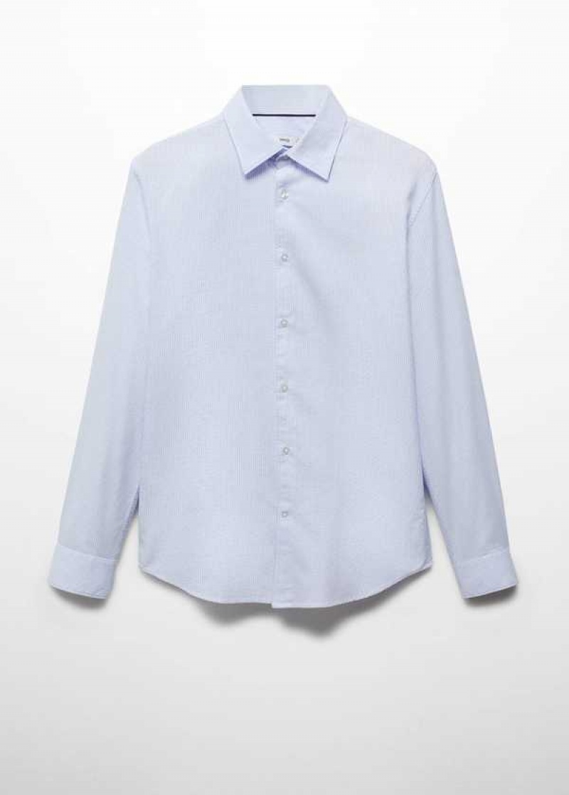 Mango Slim Fit Oxford Bavlněné Shirt | MNG-21969