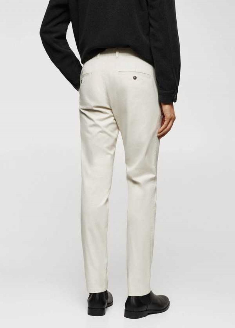 Mango Slim Fit Serge Chino Trousers | MNG-22532