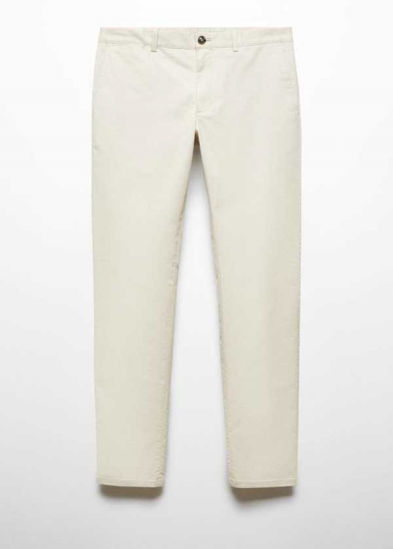 Mango Slim Fit Serge Chino Trousers | MNG-22532