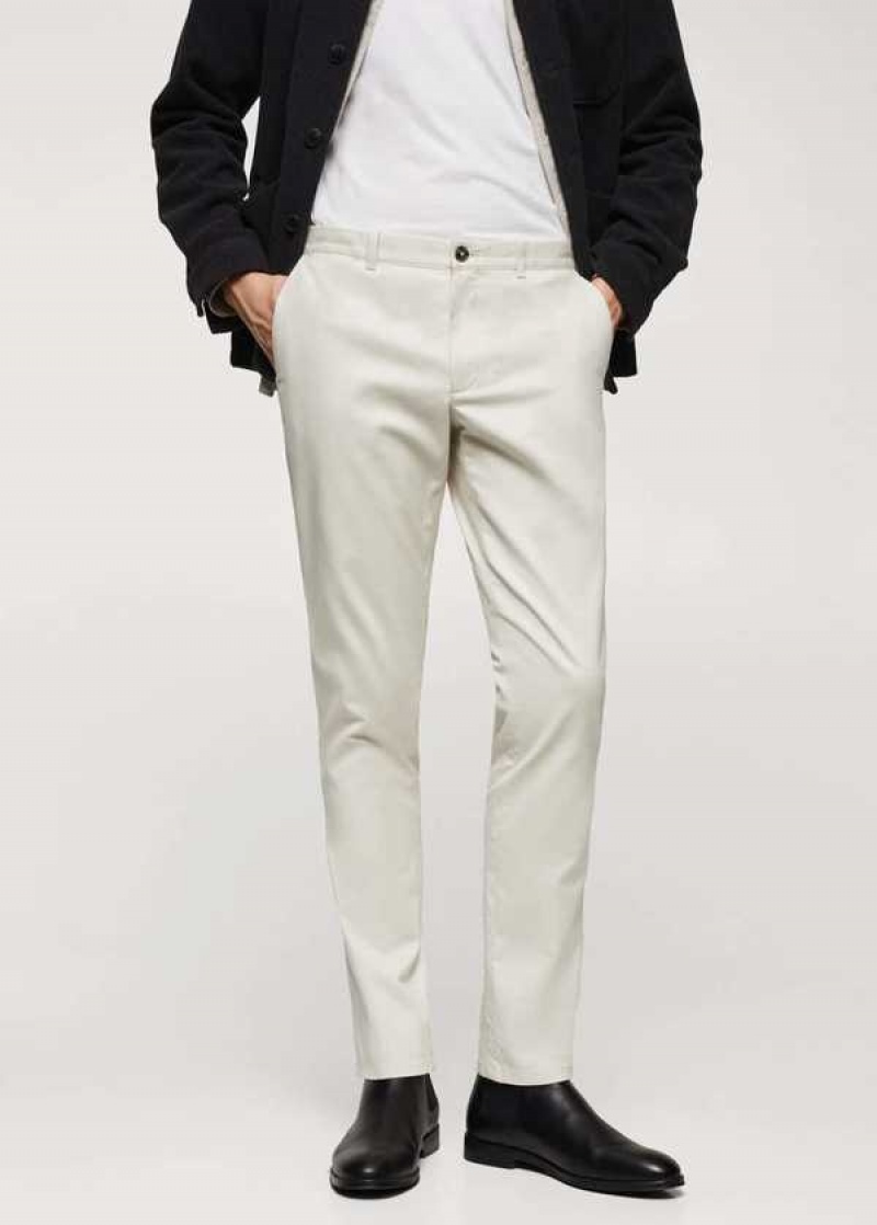 Mango Slim Fit Serge Chino Trousers | MNG-22532