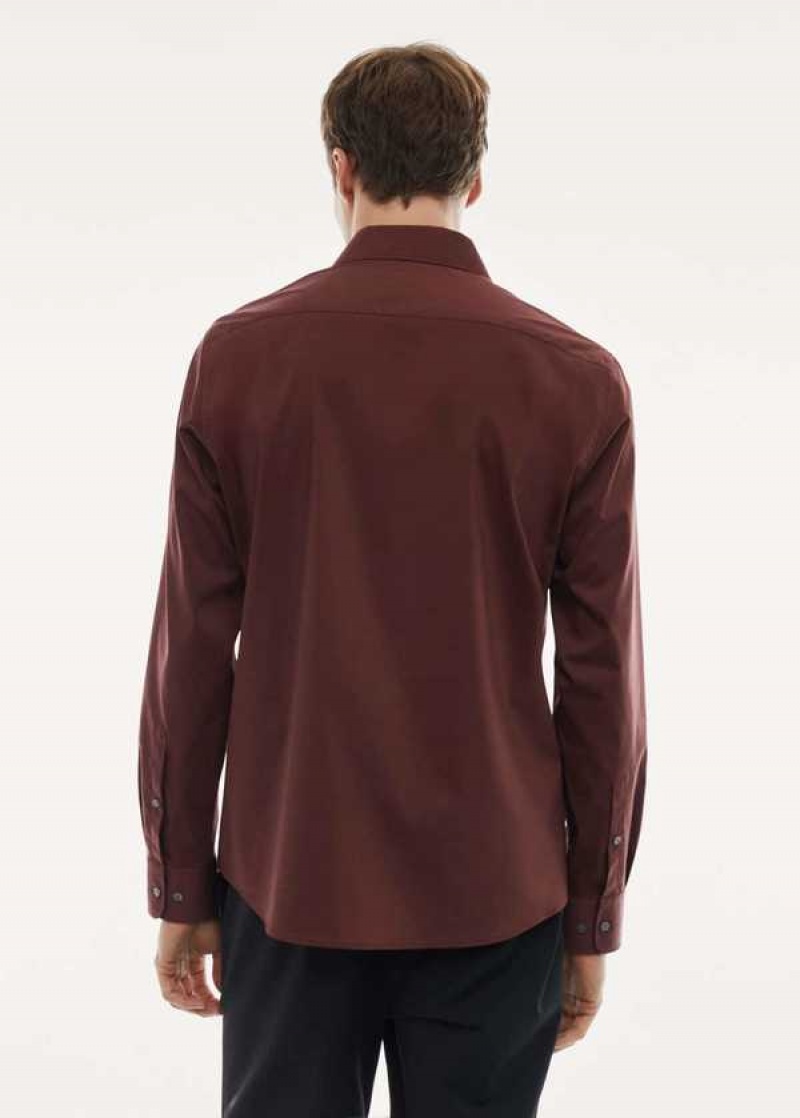 Mango Slim Fit Stretch Bavlněné Shirt | MNG-22214