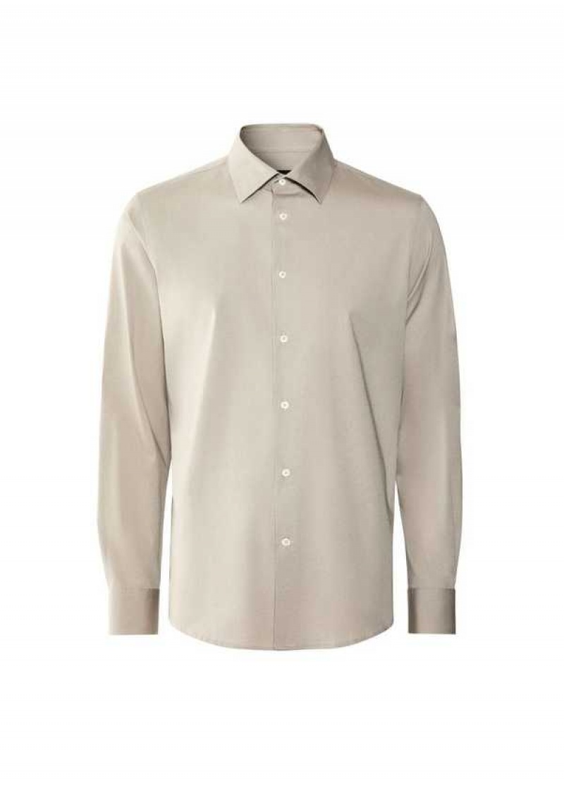 Mango Slim Fit Stretch Bavlněné Shirt | MNG-22084