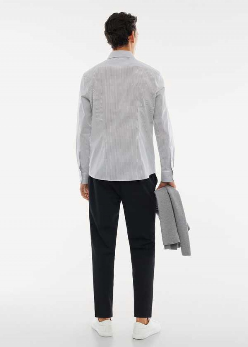 Mango Slim Fit Stretch Bavlněné Shirt | MNG-21997