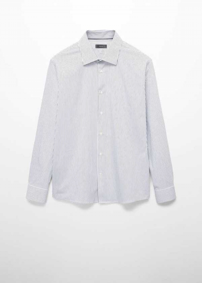 Mango Slim Fit Stretch Bavlněné Shirt | MNG-21997