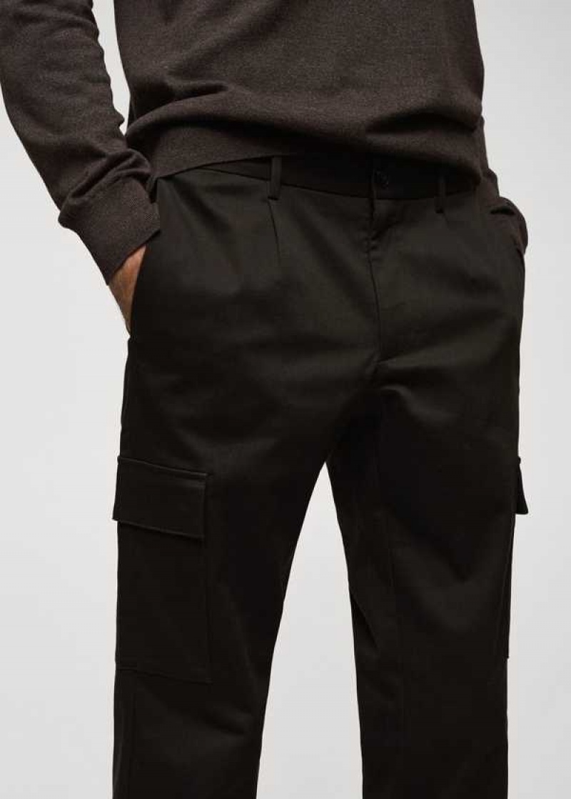 Mango Slim-fit Bavlněné Cargo Pants | MNG-22383