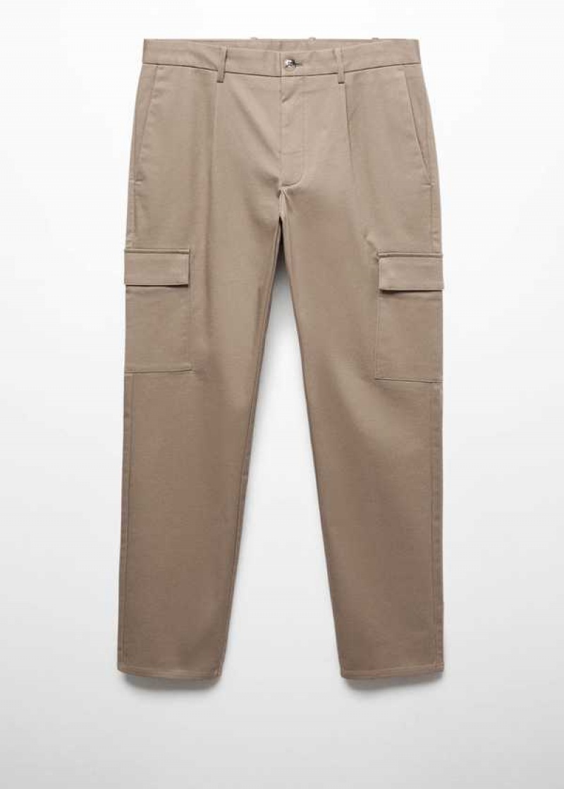 Mango Slim-fit Bavlněné Cargo Pants | MNG-22313