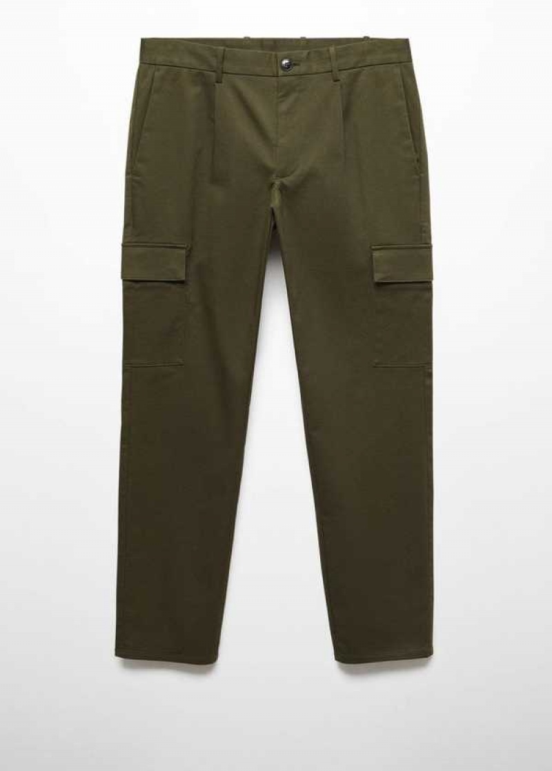 Mango Slim-fit Bavlněné Cargo Pants | MNG-22302