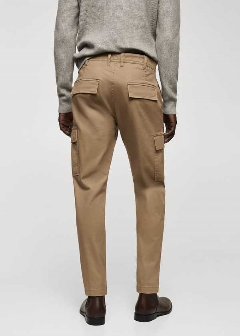 Mango Slim-fit Bavlněné Cargo Pants | MNG-22519