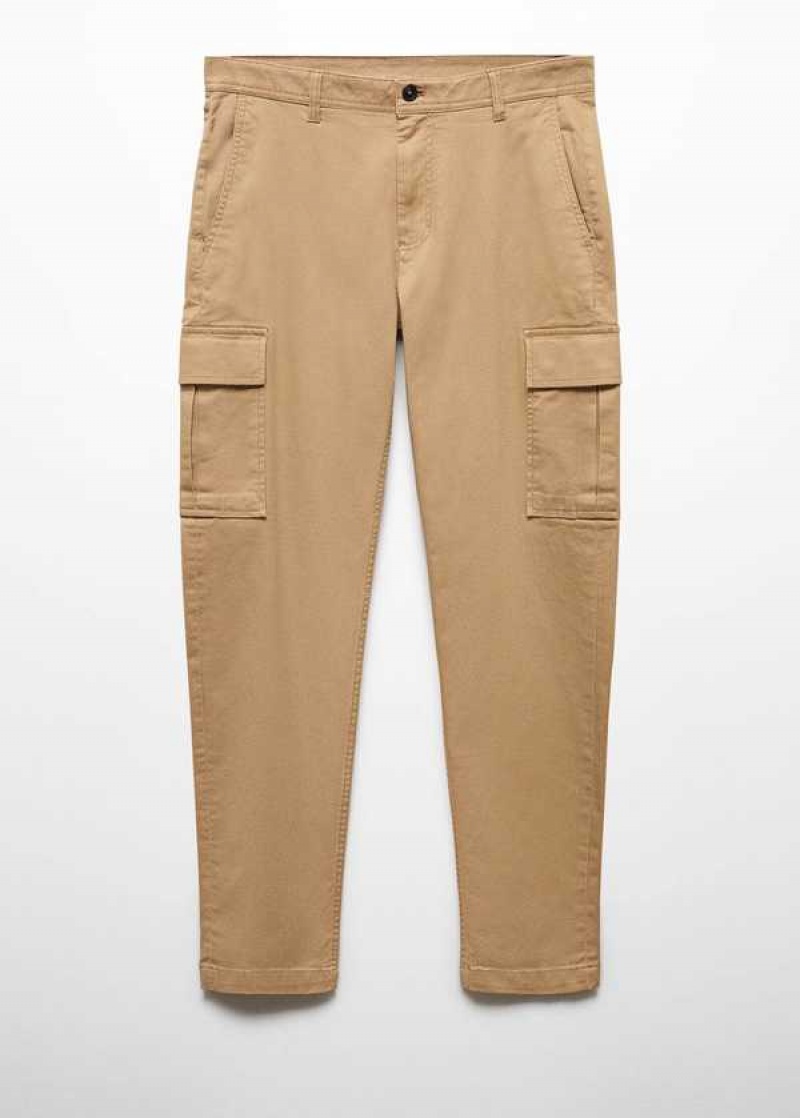 Mango Slim-fit Bavlněné Cargo Pants | MNG-22519