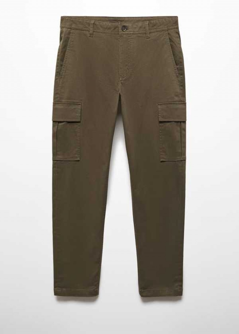 Mango Slim-fit Bavlněné Cargo Pants | MNG-22518