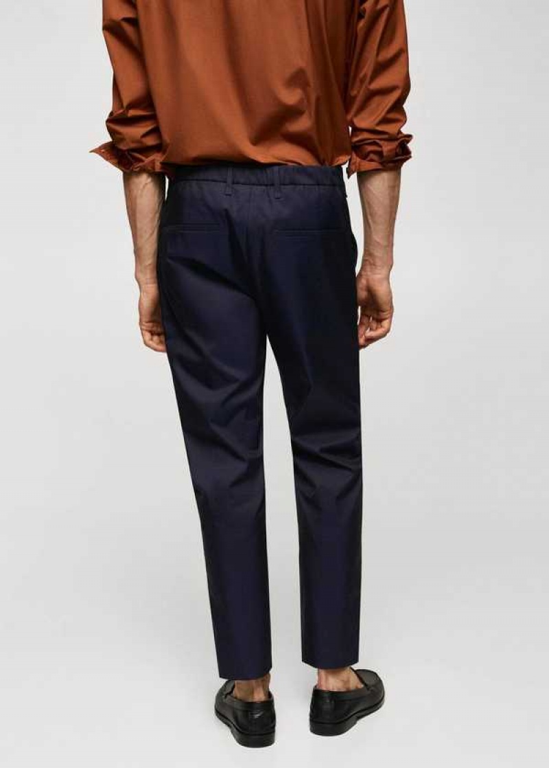 Mango Slim-fit Bavlněné Pants | MNG-22307