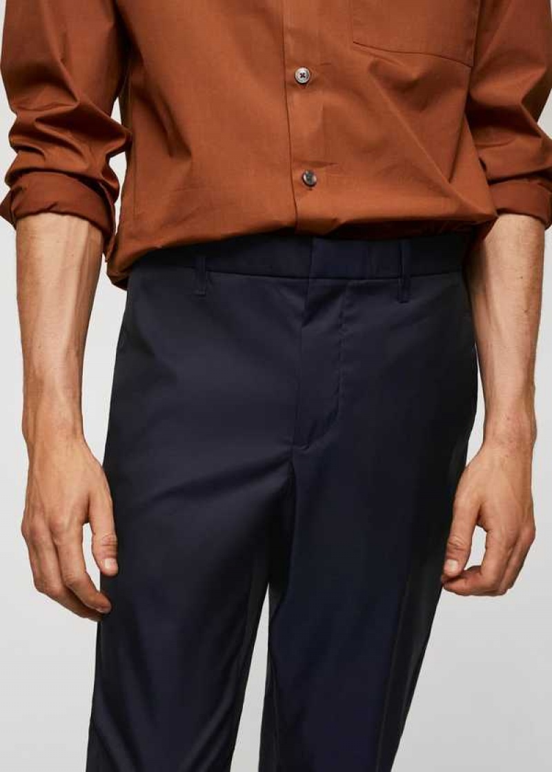 Mango Slim-fit Bavlněné Pants | MNG-22307