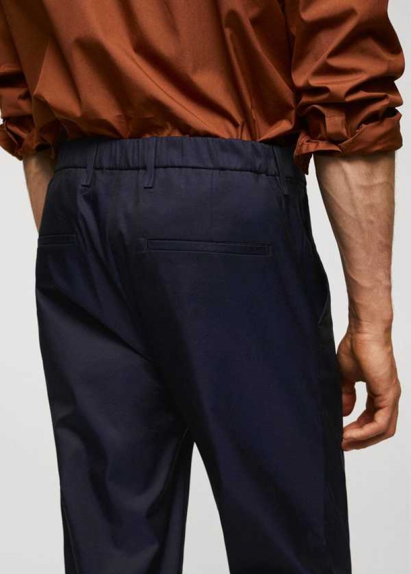 Mango Slim-fit Bavlněné Pants | MNG-22307