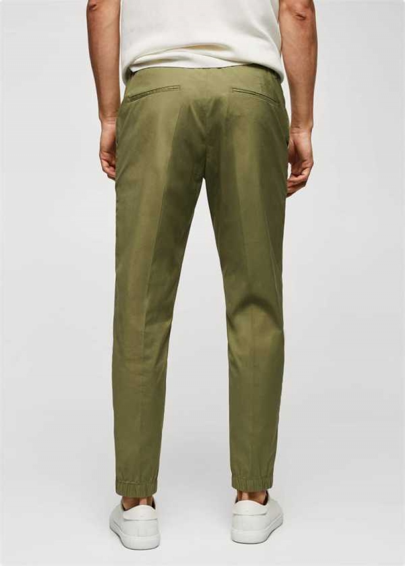 Mango Slim-fit Bavlněné Pants | MNG-22318