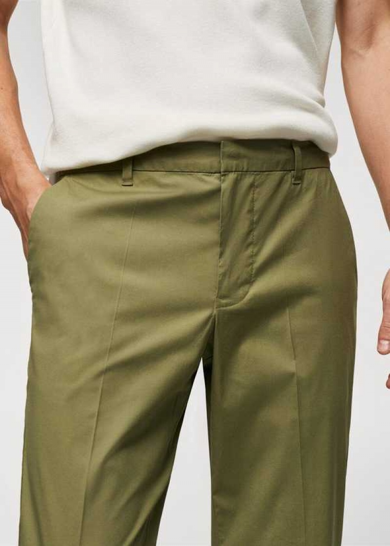 Mango Slim-fit Bavlněné Pants | MNG-22318