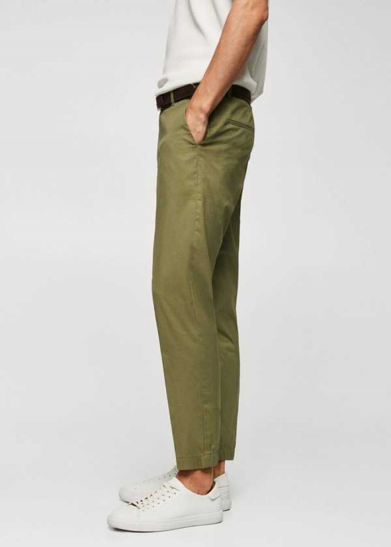 Mango Slim-fit Bavlněné Pants | MNG-22318