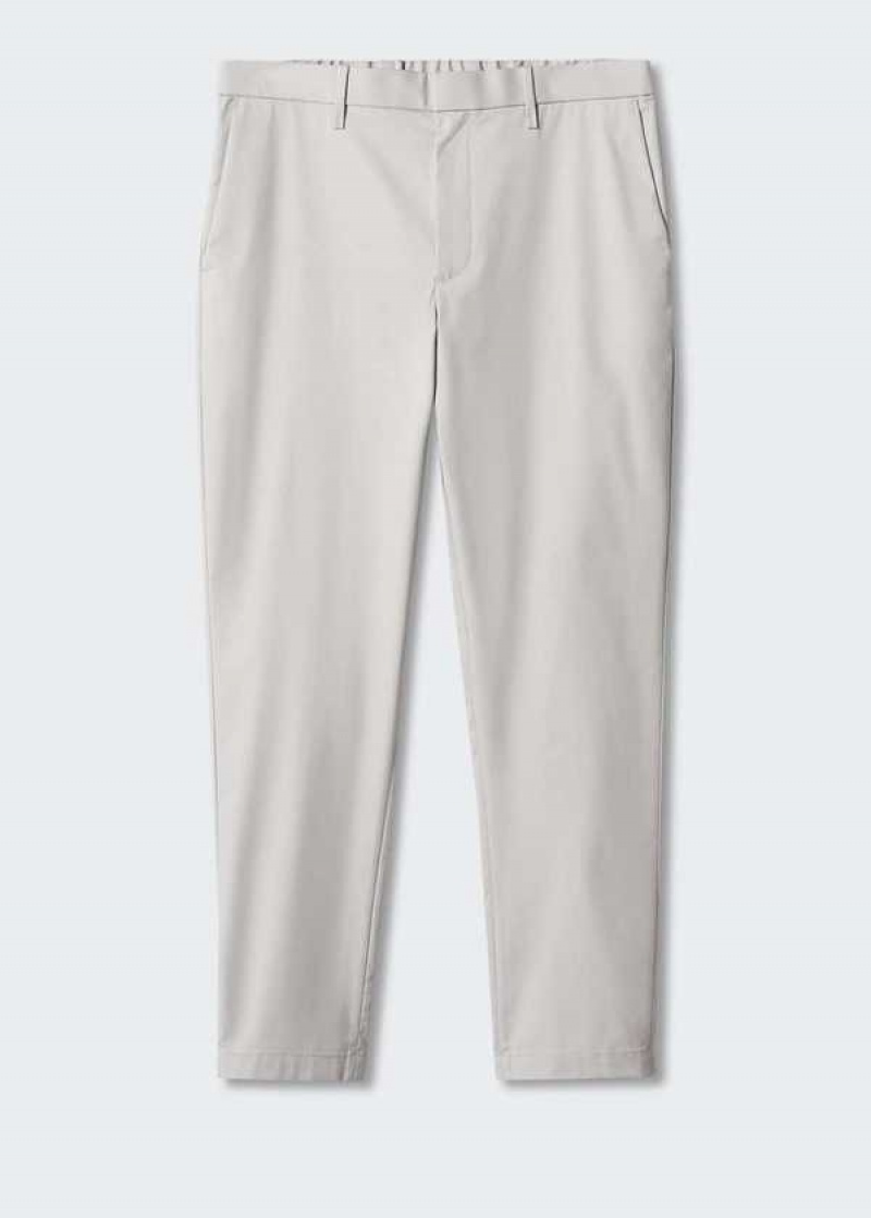 Mango Slim-fit Bavlněné Pants | MNG-22328