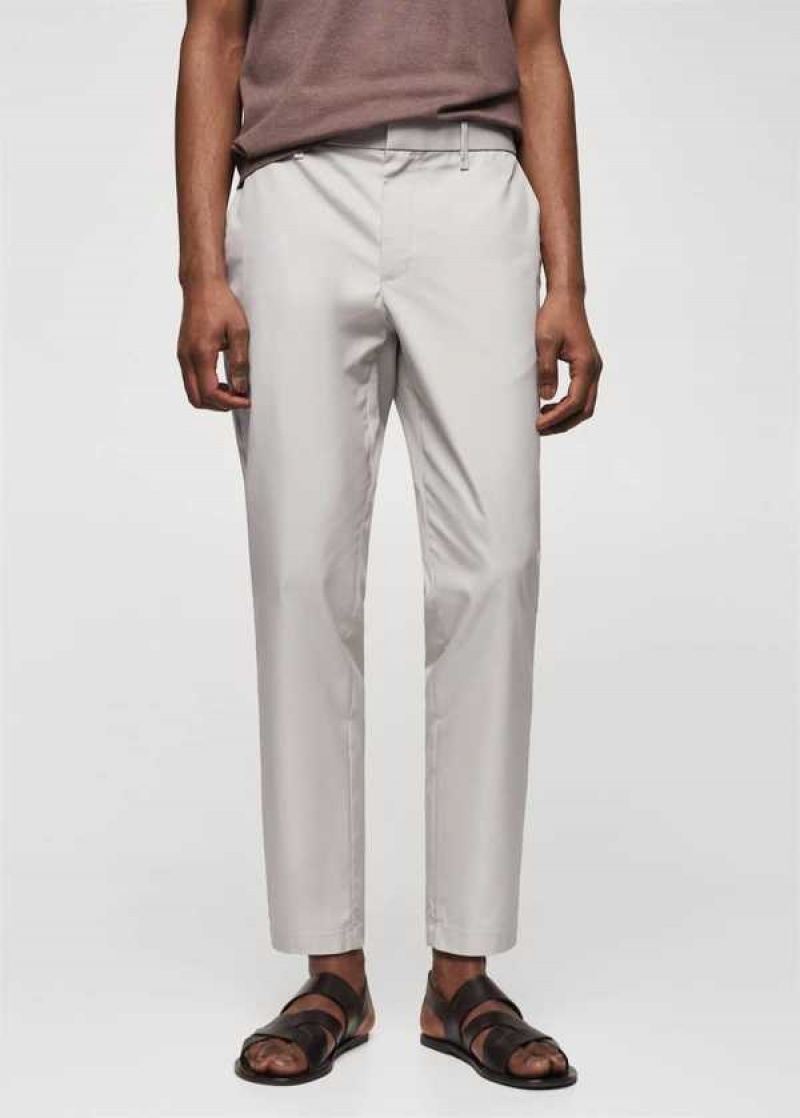 Mango Slim-fit Bavlněné Pants | MNG-22328