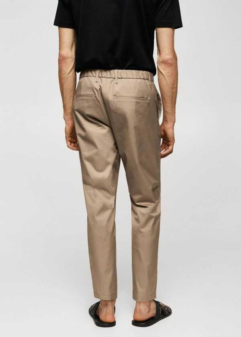 Mango Slim-fit Bavlněné Pants | MNG-22343