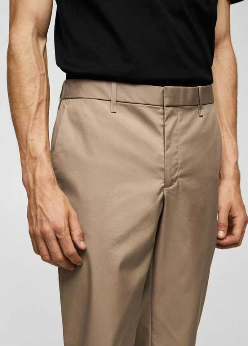 Mango Slim-fit Bavlněné Pants | MNG-22343