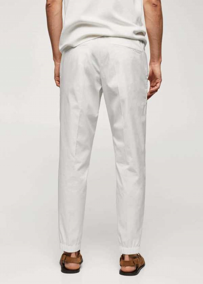 Mango Slim-fit Bavlněné Pants | MNG-22346