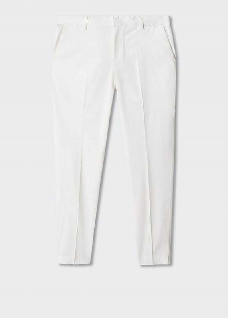 Mango Slim-fit Bavlněné Pants | MNG-22346