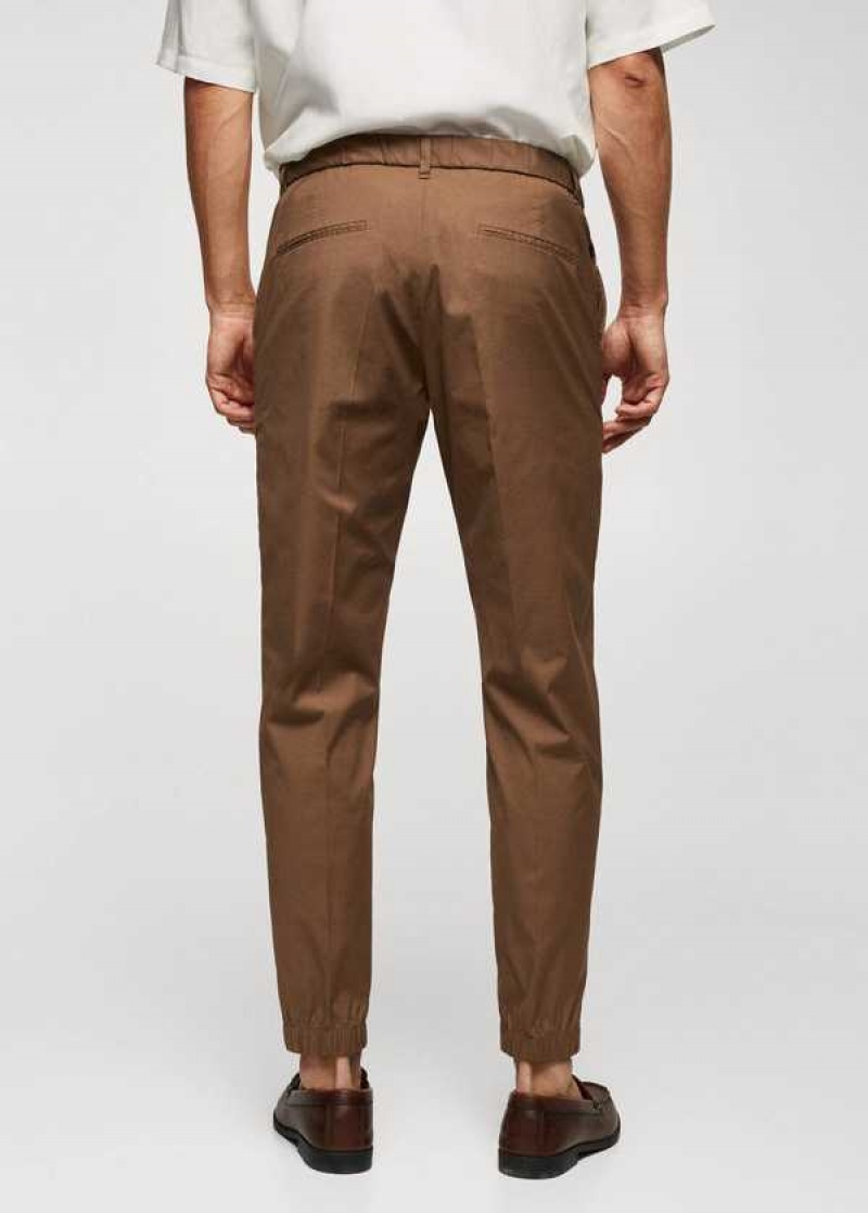 Mango Slim-fit Bavlněné Pants | MNG-22347