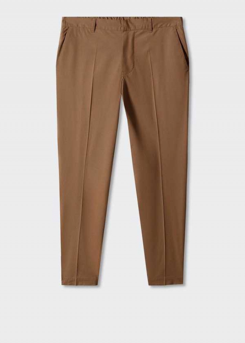 Mango Slim-fit Bavlněné Pants | MNG-22347