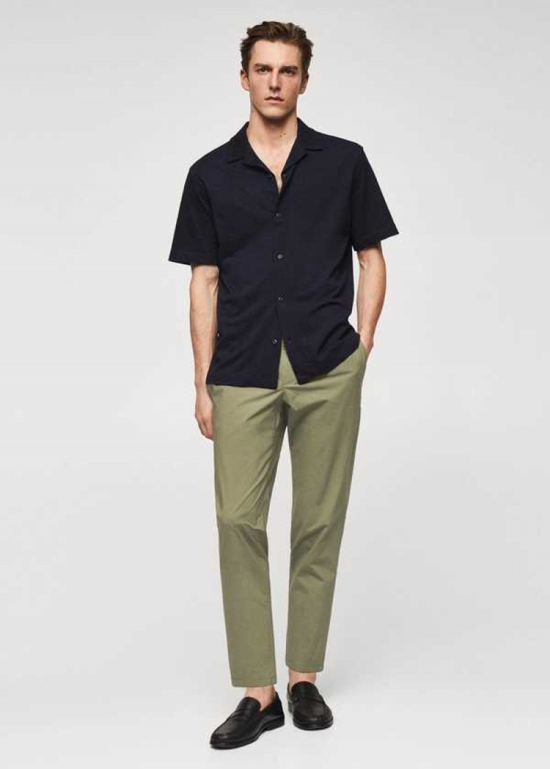 Mango Slim-fit Bavlněné Pants | MNG-22474