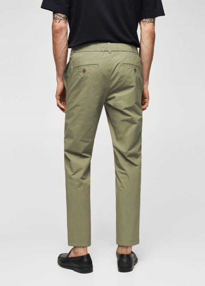 Mango Slim-fit Bavlněné Pants | MNG-22474