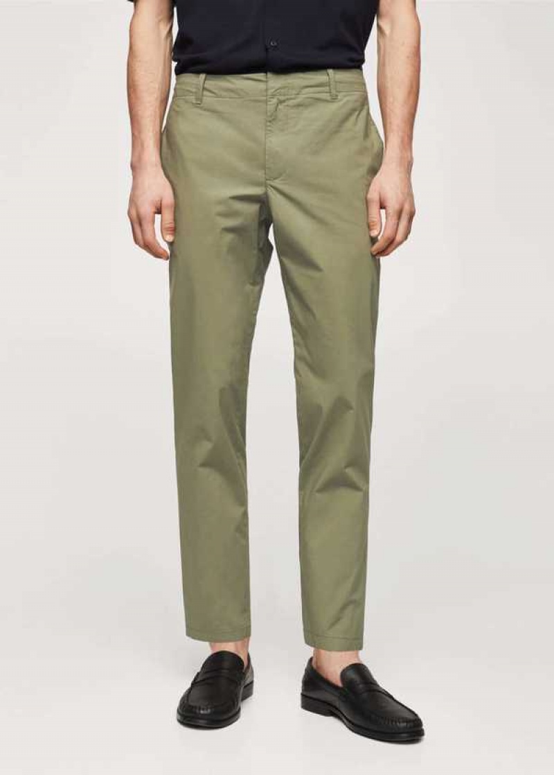 Mango Slim-fit Bavlněné Pants | MNG-22474