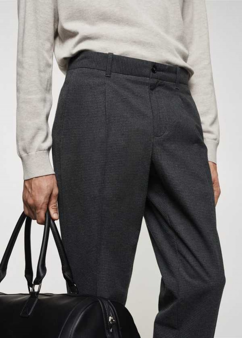 Mango Slim-fit Bavlněné Pants | MNG-22520