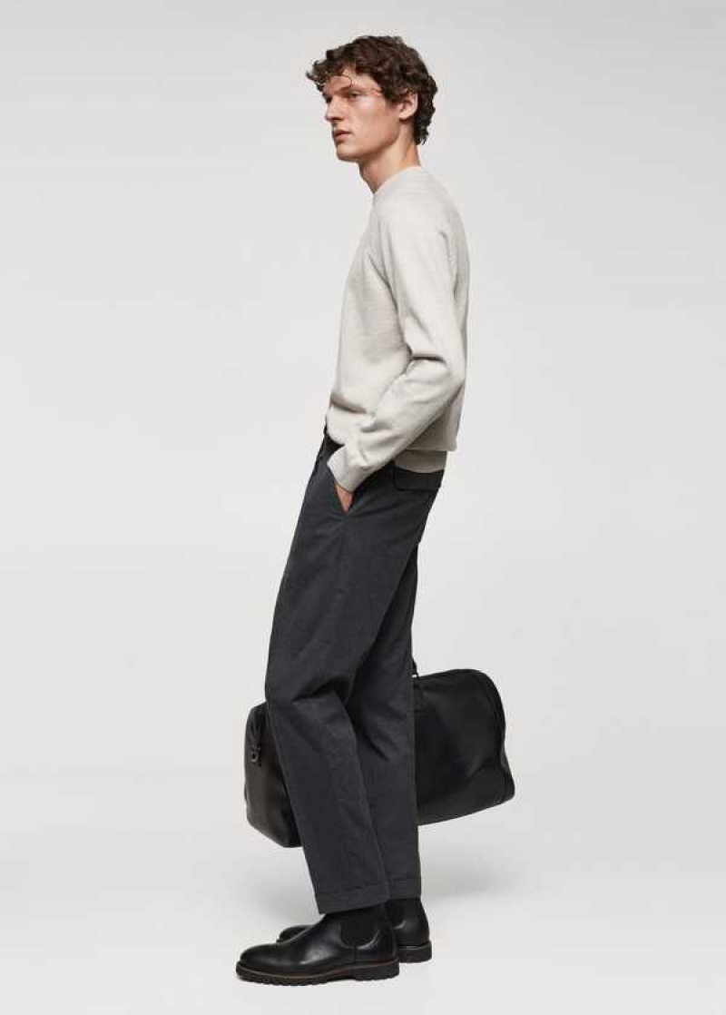 Mango Slim-fit Bavlněné Pants | MNG-22520