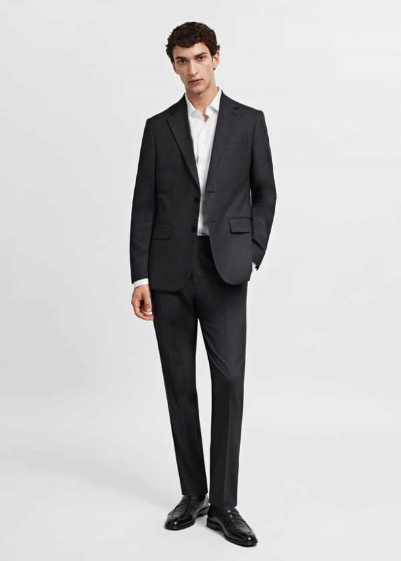 Mango Slim-fit Bavlněné Poplin Suit Shirt | MNG-22261