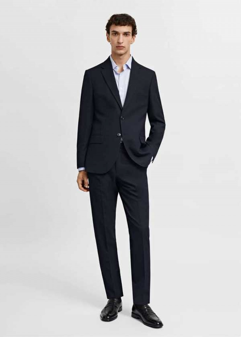 Mango Slim-fit Bavlněné Poplin Suit Shirt | MNG-22251