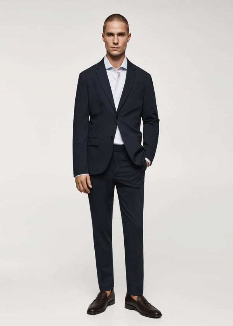 Mango Slim-fit Bavlněné Poplin Suit Shirt | MNG-22151