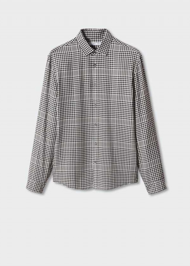 Mango Slim-fit Check Shirt | MNG-22167