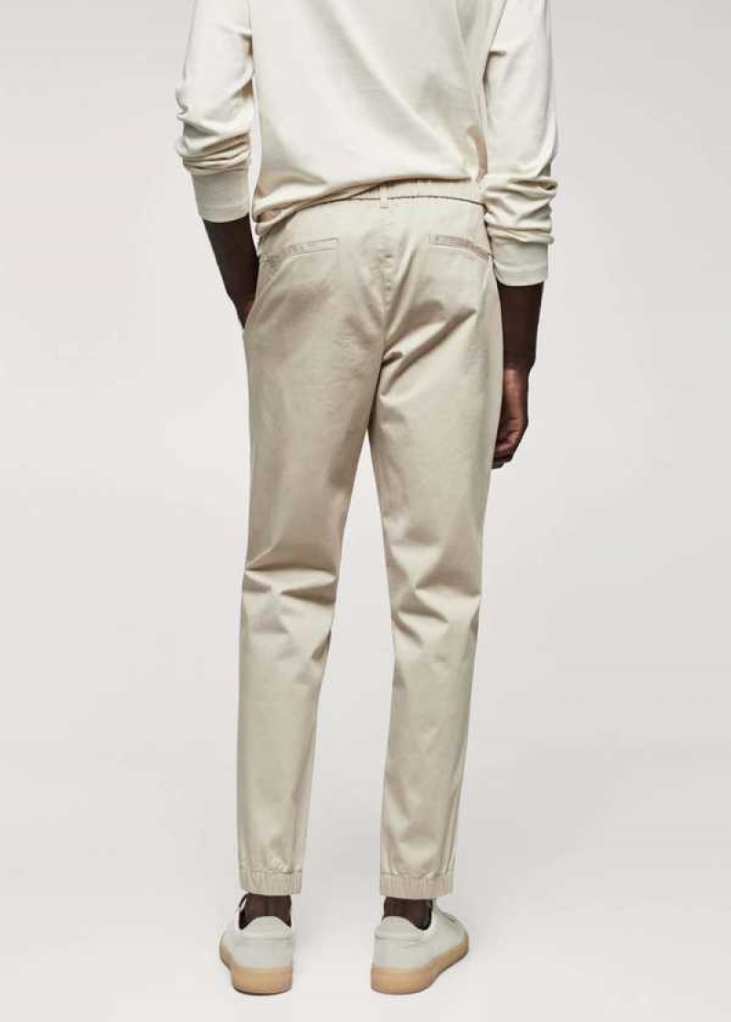 Mango Slim-fit Stretch Bavlněné Pants | MNG-22303