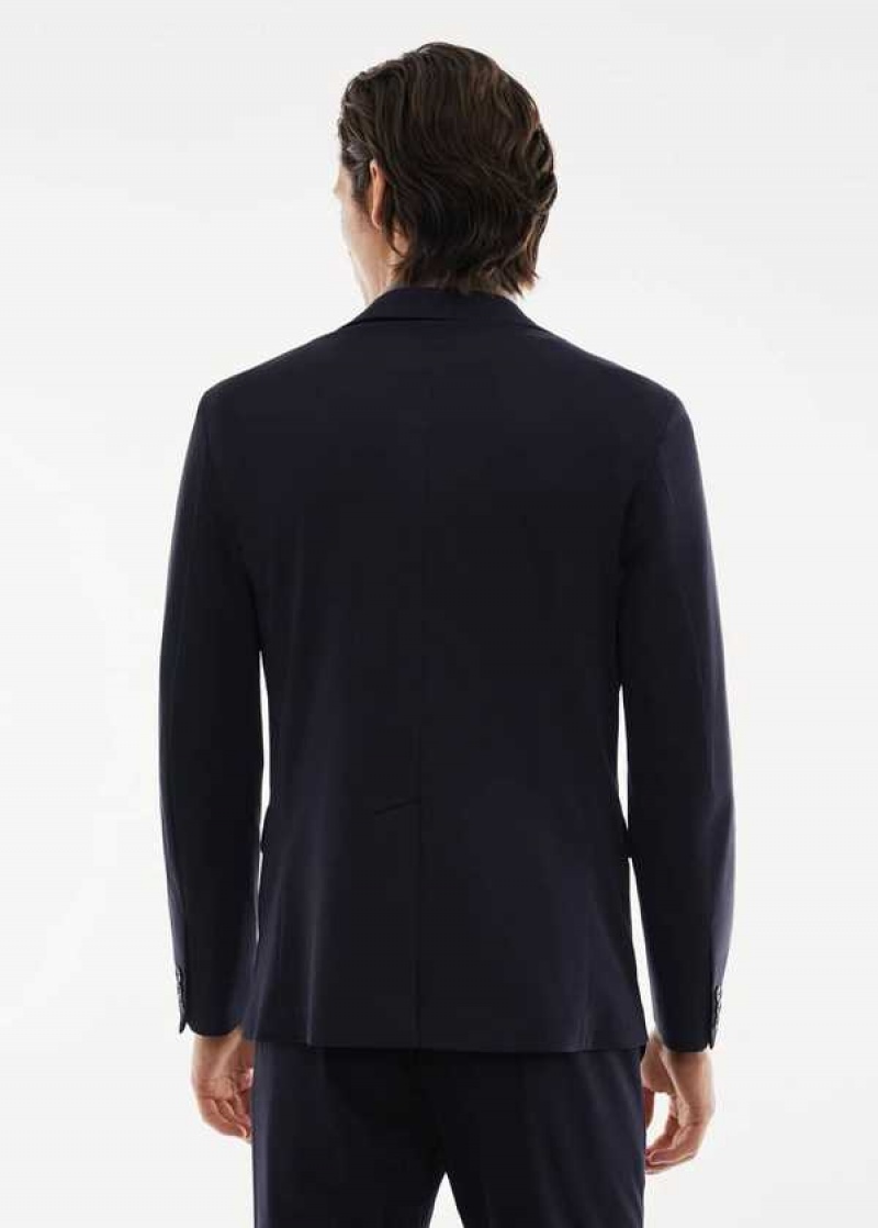 Mango Slim-fit Stretch Suit Blazer | MNG-21427