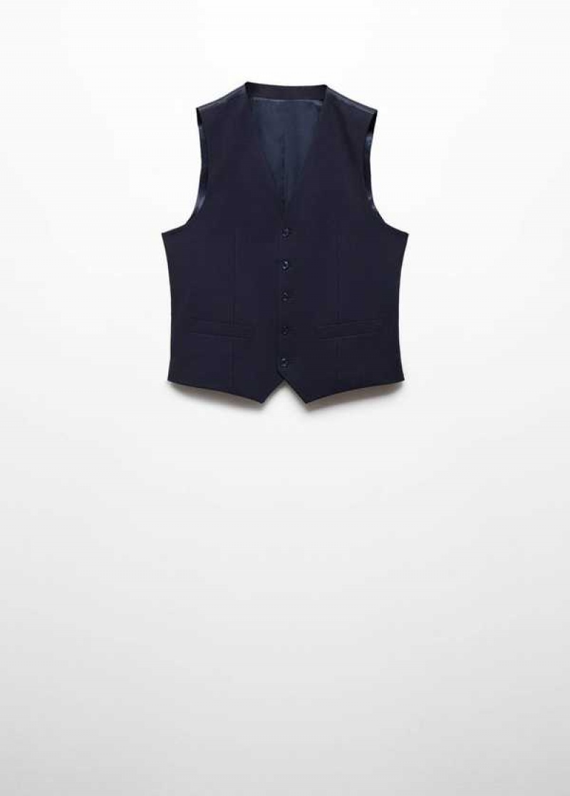 Mango Slim-fit Suit Vest | MNG-21463